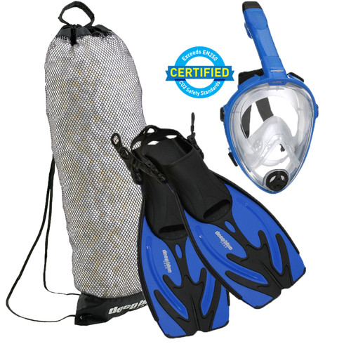Kid's Full Face Mask - Snorkeling Set
